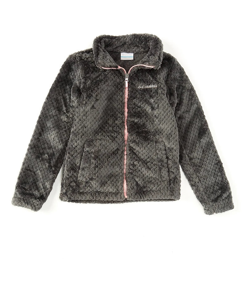 Columbia Big Girls Fluffy Fleece Zip-Up Jacket