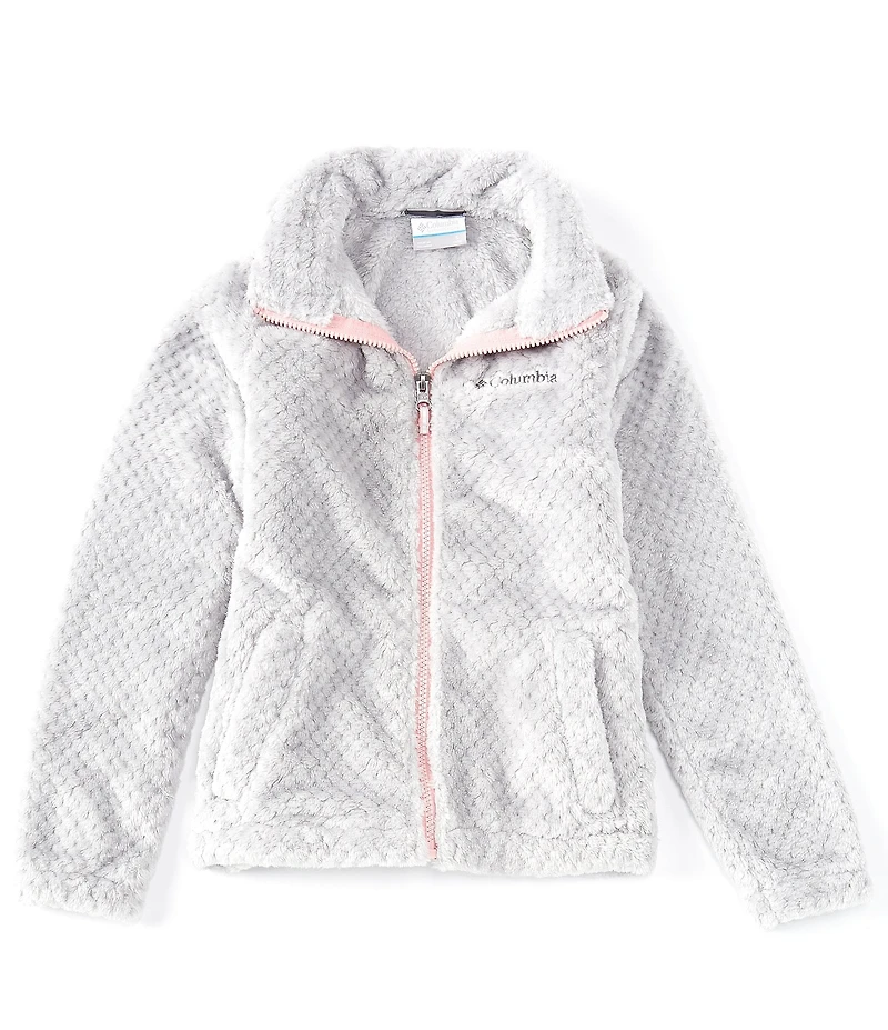 Columbia Big Girls Fluffy Fleece Zip-Up Jacket
