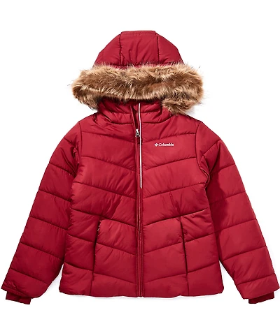 Columbia Big Girls Katelyn Crest III Fur Trim Hooded Coat