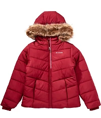 Columbia Big Girls Katelyn Crest III Fur Trim Hooded Coat