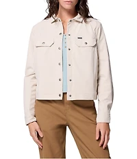 Columbia Blue Point Creek Corduroy Point Collar Long Sleeve Snap Front Shirt