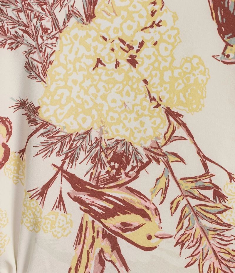 Columbia Bogata Bay Nature Print Crew Neck Sleeveless A-Line Dress