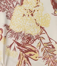 Columbia Bogata Bay Nature Print Crew Neck Sleeveless A-Line Dress