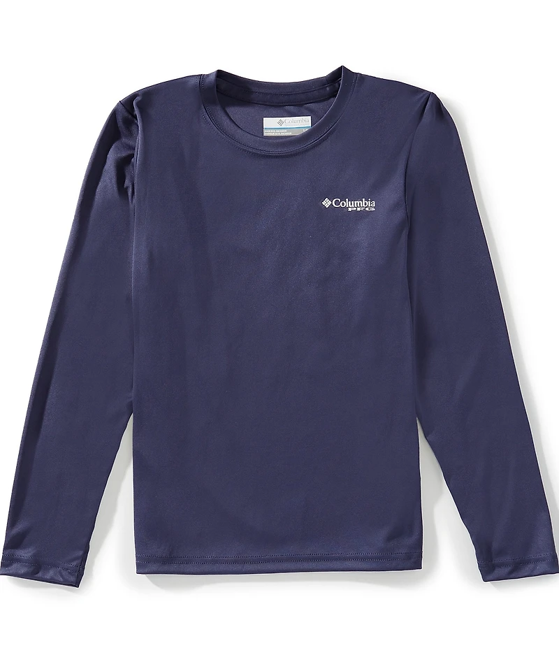 Columbia Boys Long Sleeve Y Terminal Tackle PFG Fish Bars Shirt