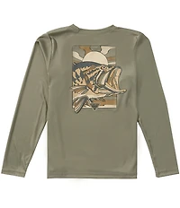 Columbia Boys Long Sleeve Y Terminal Tackle PFG Fish Shine Shirt