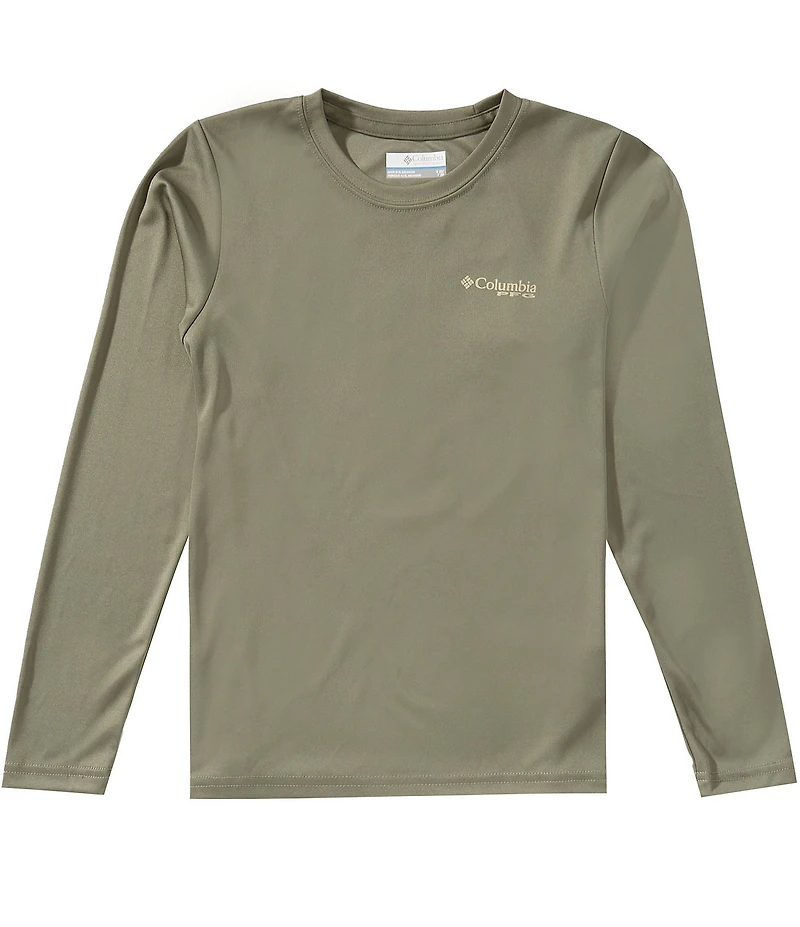 Columbia Boys Long Sleeve Y Terminal Tackle PFG Fish Shine Shirt