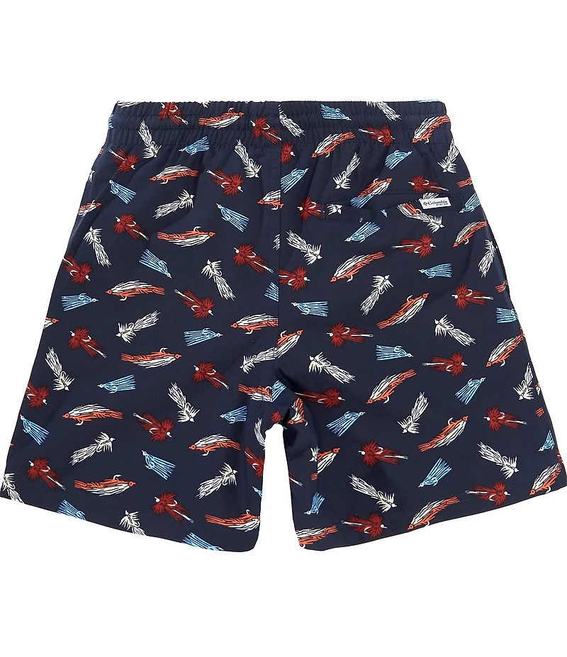 Columbia Boys Rambler Bluefin Pride Print Water Shorts