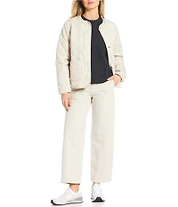 Columbia Copper Crest Collarless Long Sleeves Snap Front Field Jacket