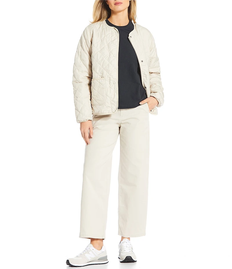 Columbia Copper Crest Collarless Long Sleeves Snap Front Field Jacket