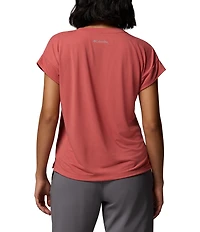 Columbia Daniela Falls Knit Crew Neck Short Sleeves Patch Pocket Tee