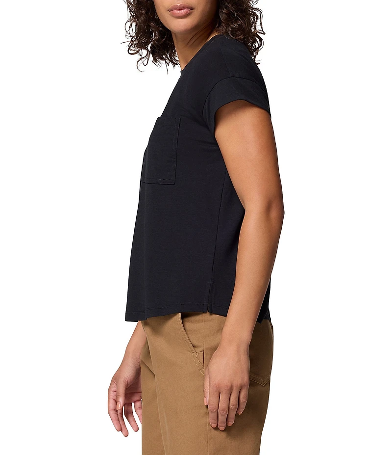 Columbia Daniela Falls Knit Crew Neck Short Sleeves Patch Pocket Tee
