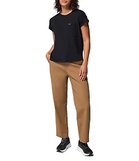 Columbia Daniela Falls Knit Crew Neck Short Sleeves Patch Pocket Tee