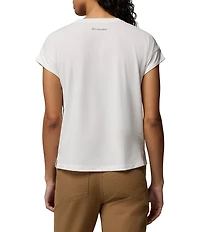 Columbia Daniela Falls Knit Crew Neck Short Sleeves Patch Pocket Tee