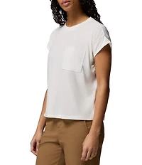 Columbia Daniela Falls Knit Crew Neck Short Sleeves Patch Pocket Tee