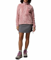 Columbia Fire Side Fleece Stand Collar Long Sleeves Zip Front Jacket