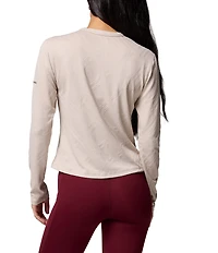 Columbia Granite Point Crew Neck Long Sleeves Knit Tee