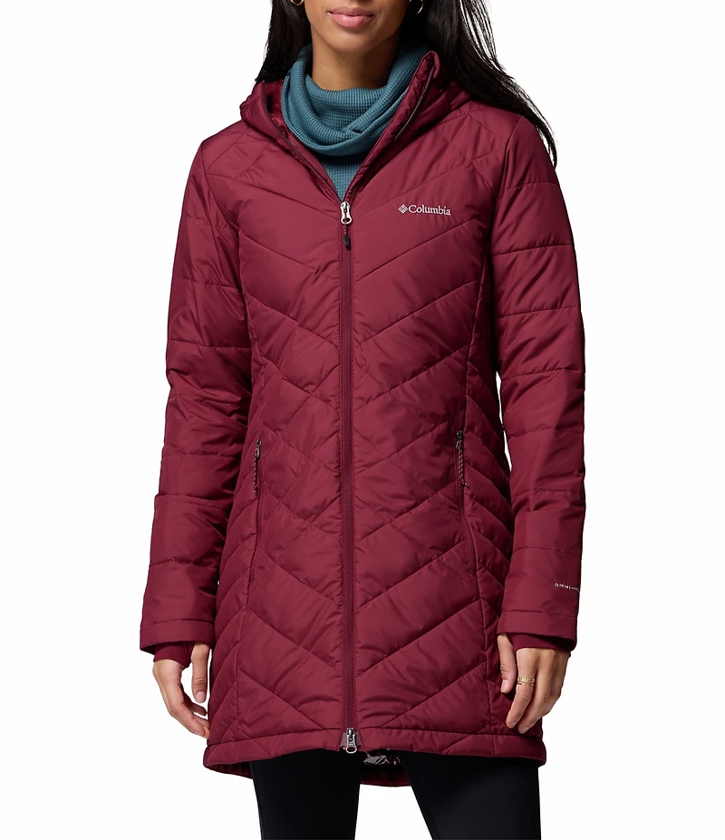 Columbia Heavenly Long Hooded Quilted Down Jacket