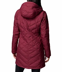 Columbia Heavenly Long Hooded Quilted Down Jacket