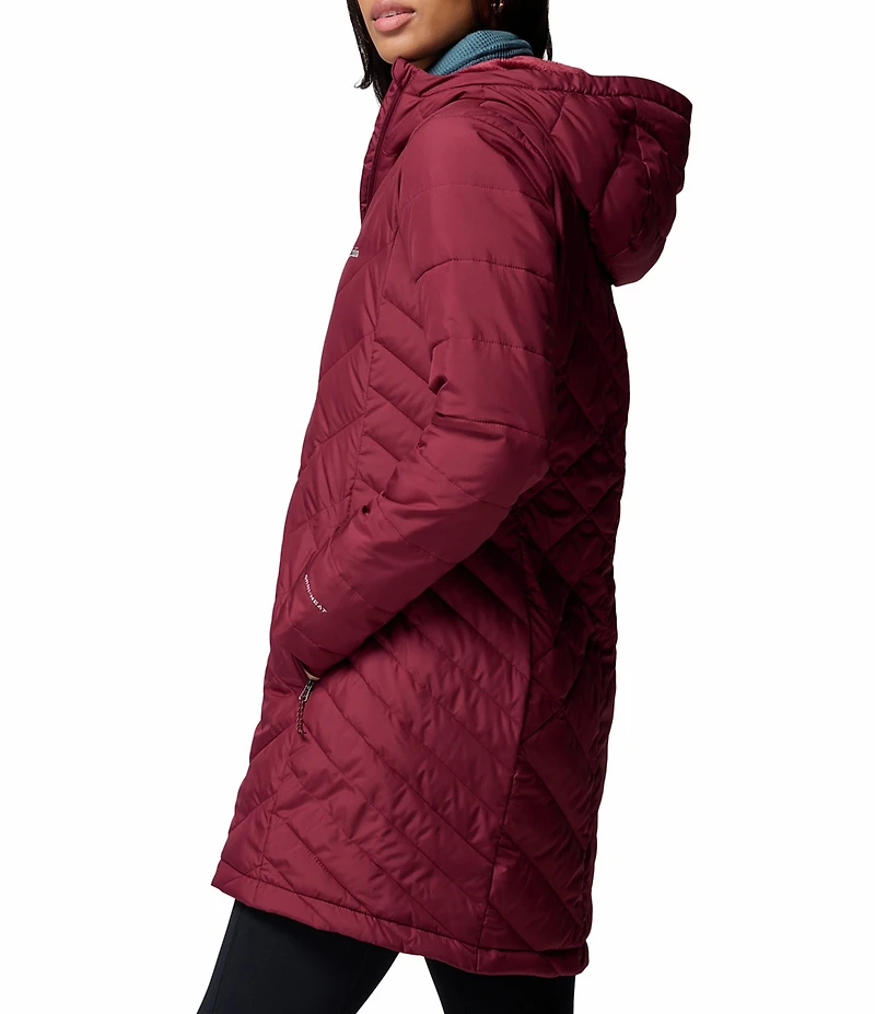 Columbia Heavenly Long Hooded Quilted Down Jacket