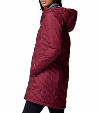 Columbia Heavenly Long Hooded Quilted Down Jacket