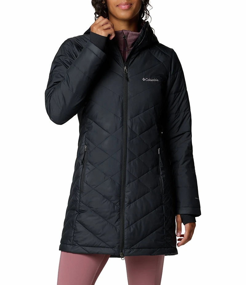Columbia Heavenly Long Hooded Quilted Down Jacket