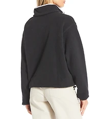 Columbia Helvetia Fleece Mock Neck Long Sleeve Snap Front Pullover