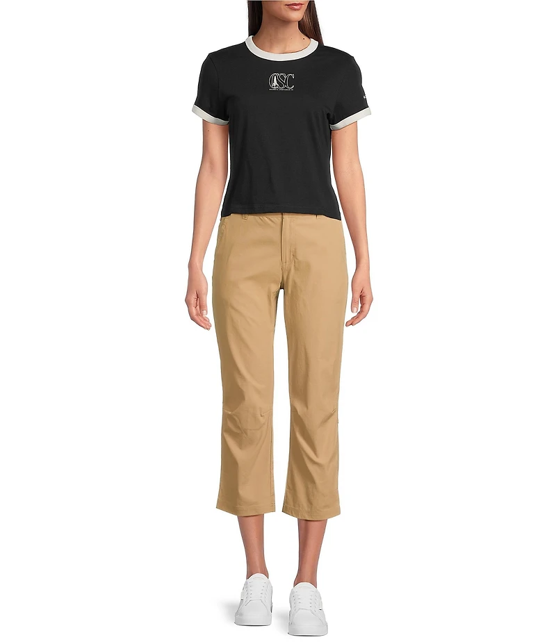 Columbia Leslie Falls Mid Rise Capri Pants