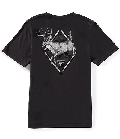 Columbia Little /Big Boys Short Sleeve PHG Diamond T-Shirt