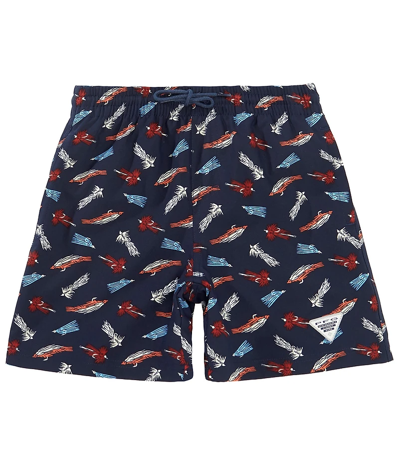 Columbia Little/Big Boys PFG RAMBLER™ Fishing Printed Water Shorts