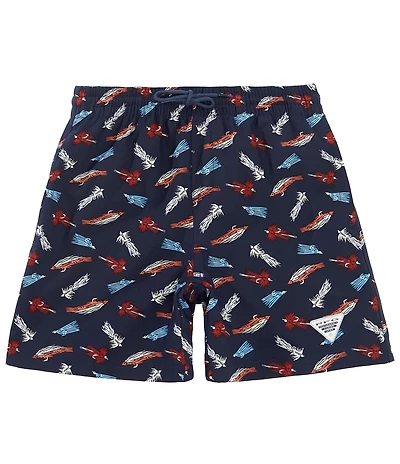 Columbia Little/Big Boys PFG RAMBLER™ Fishing Printed Water Shorts