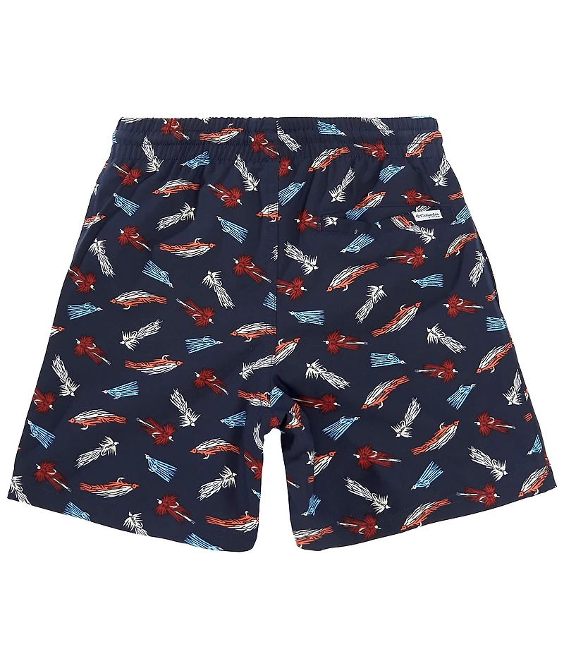 Columbia Little/Big Boys PFG RAMBLER™ Fishing Printed Water Shorts