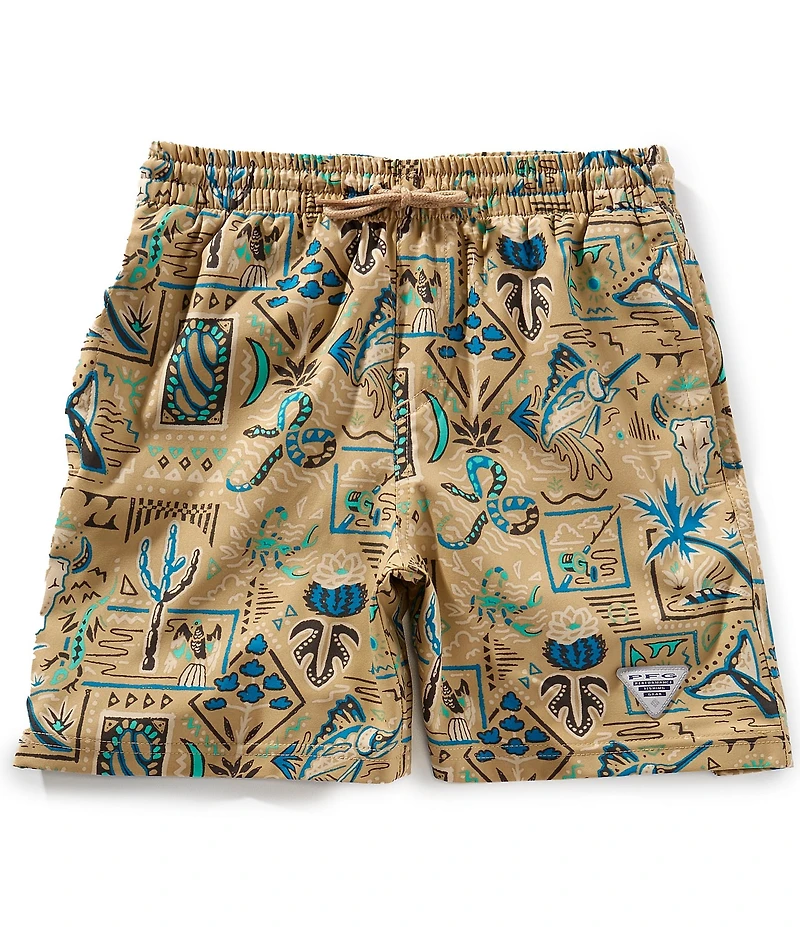 Columbia Little/Big Boys PFG RAMBLER™ Beach Printed Water Shorts