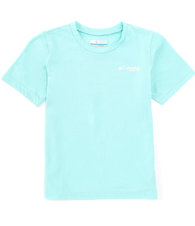 Columbia Little/Big Boys Short Sleeve PFG™ Elements Fish Graphic T-Shirt