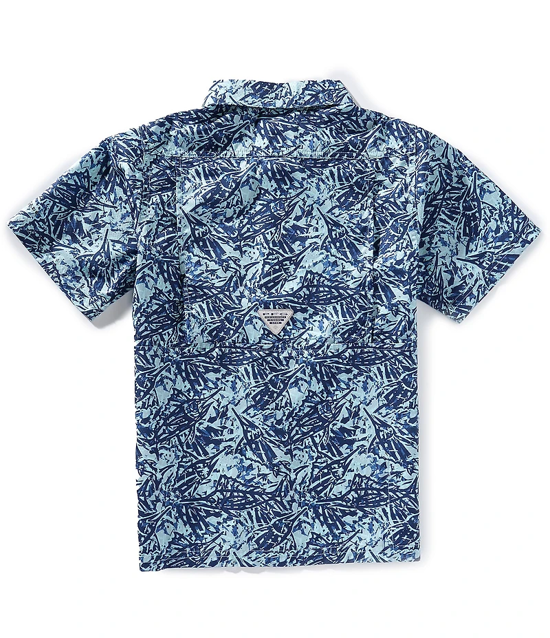 Columbia Little/Big Boys Super Slack Tide™ Short Sleeve Camp Shirt