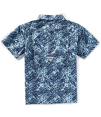 Columbia Little/Big Boys Super Slack Tide™ Short Sleeve Camp Shirt