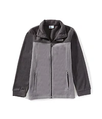 Columbia Boys Long Sleeve Steens MT II Fleece Zip-Up Jacket