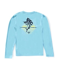 Columbia Little/Big Boys Long Sleeve Terminal Tackle PFG Horizon Line T-Shirt