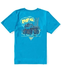 Columbia Little/Big Boys Short Sleeve PFG Surf Monster T-Shirt