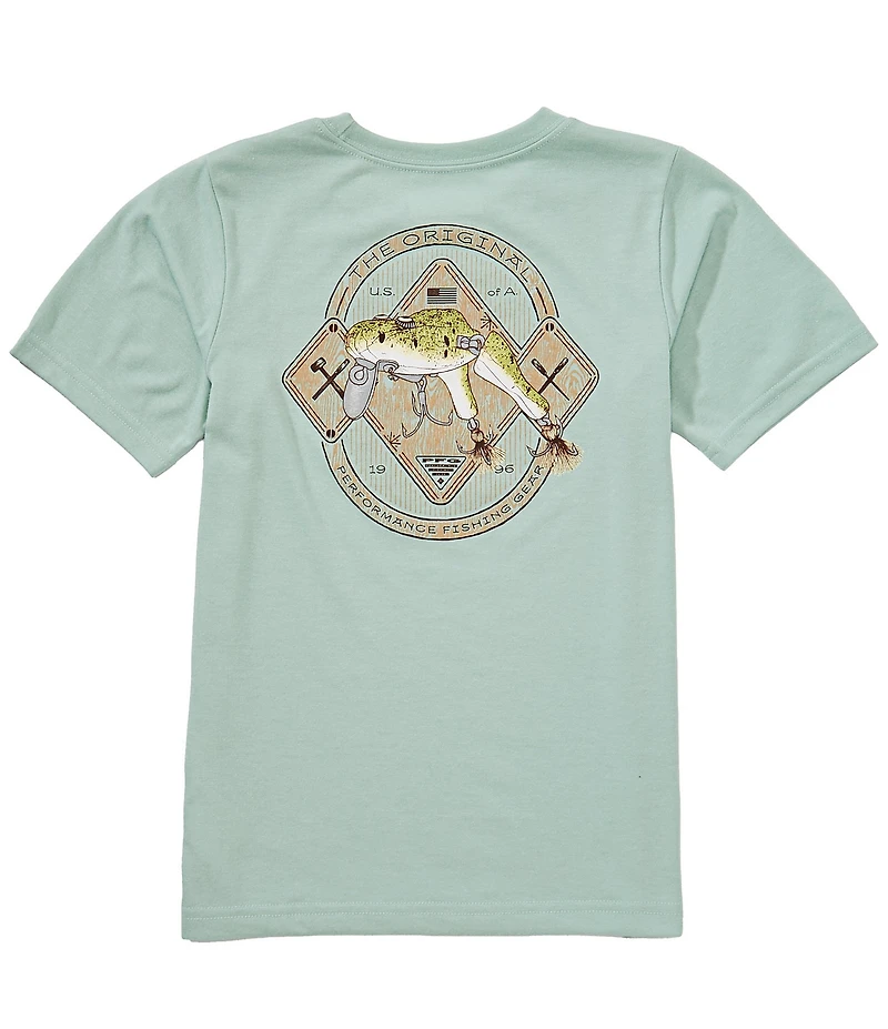 Columbia Little/Big Boys Short Sleeve PFG Surf Monster T-Shirt