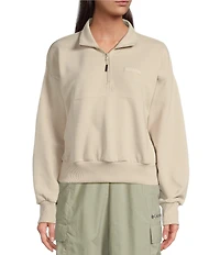 Columbia Marble Canyon French Terry Stand Collar Long Sleeve Quarter Zip Pullover