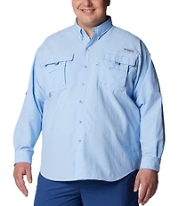 Columbia PFG Big & Tall Bahama II Long Sleeve Woven Shirt