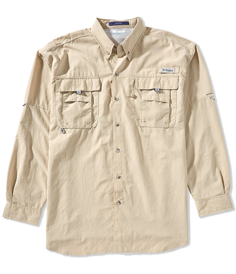Columbia PFG Big & Tall Bahama II Long Sleeve Woven Shirt