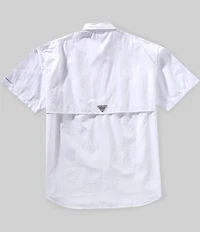 Columbia PFG Big & Tall Bahama II Solid Short-Sleeve Woven Shirt