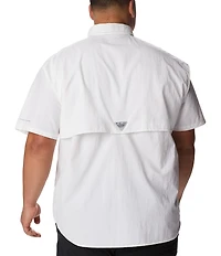 Columbia PFG Big & Tall Bahama II Solid Short-Sleeve Woven Shirt