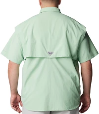 Columbia PFG Big & Tall Bahama II Solid Short-Sleeve Woven Shirt