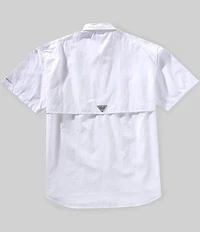 Columbia PFG Big & Tall Bahama II Solid Short-Sleeve Woven Shirt