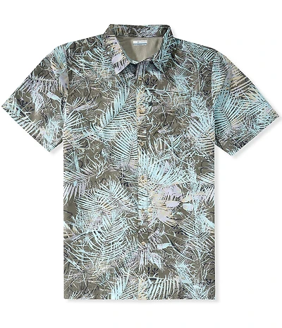 Columbia PFG Big & Tall Super Slack Tide Printed Short Sleeve Woven Shirt