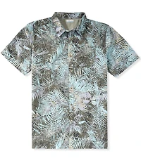 Columbia PFG Big & Tall Super Slack Tide Printed Short Sleeve Woven Shirt