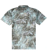 Columbia PFG Big & Tall Super Slack Tide Printed Short Sleeve Woven Shirt