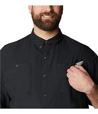 Columbia PFG Big & Tall Tamiami II Short-Sleeve Solid Shirt